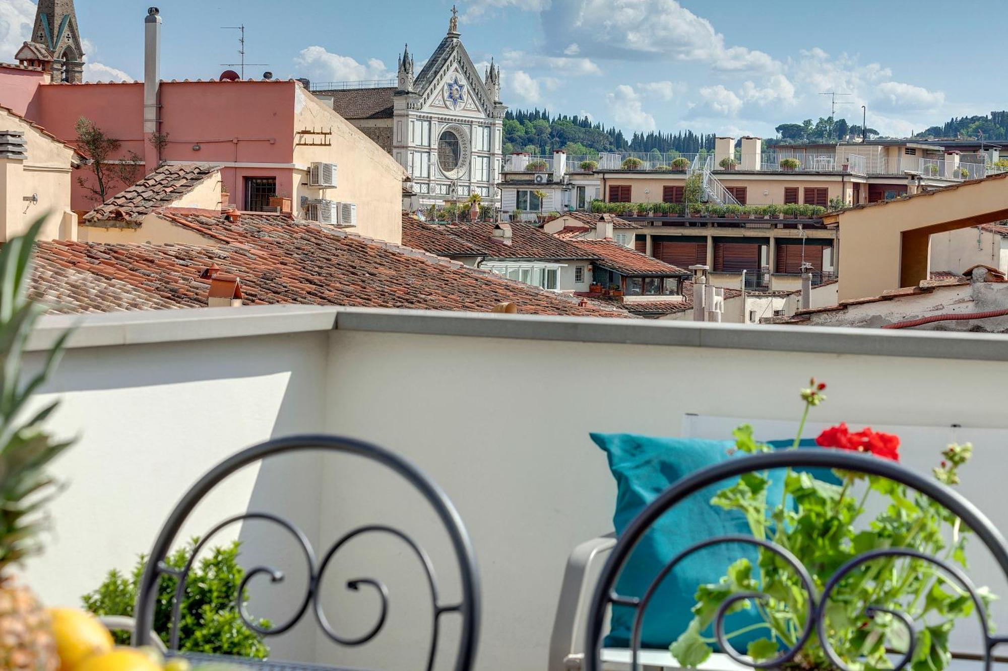 Ferienwohnung Badesse Terrace Florenz Exterior foto