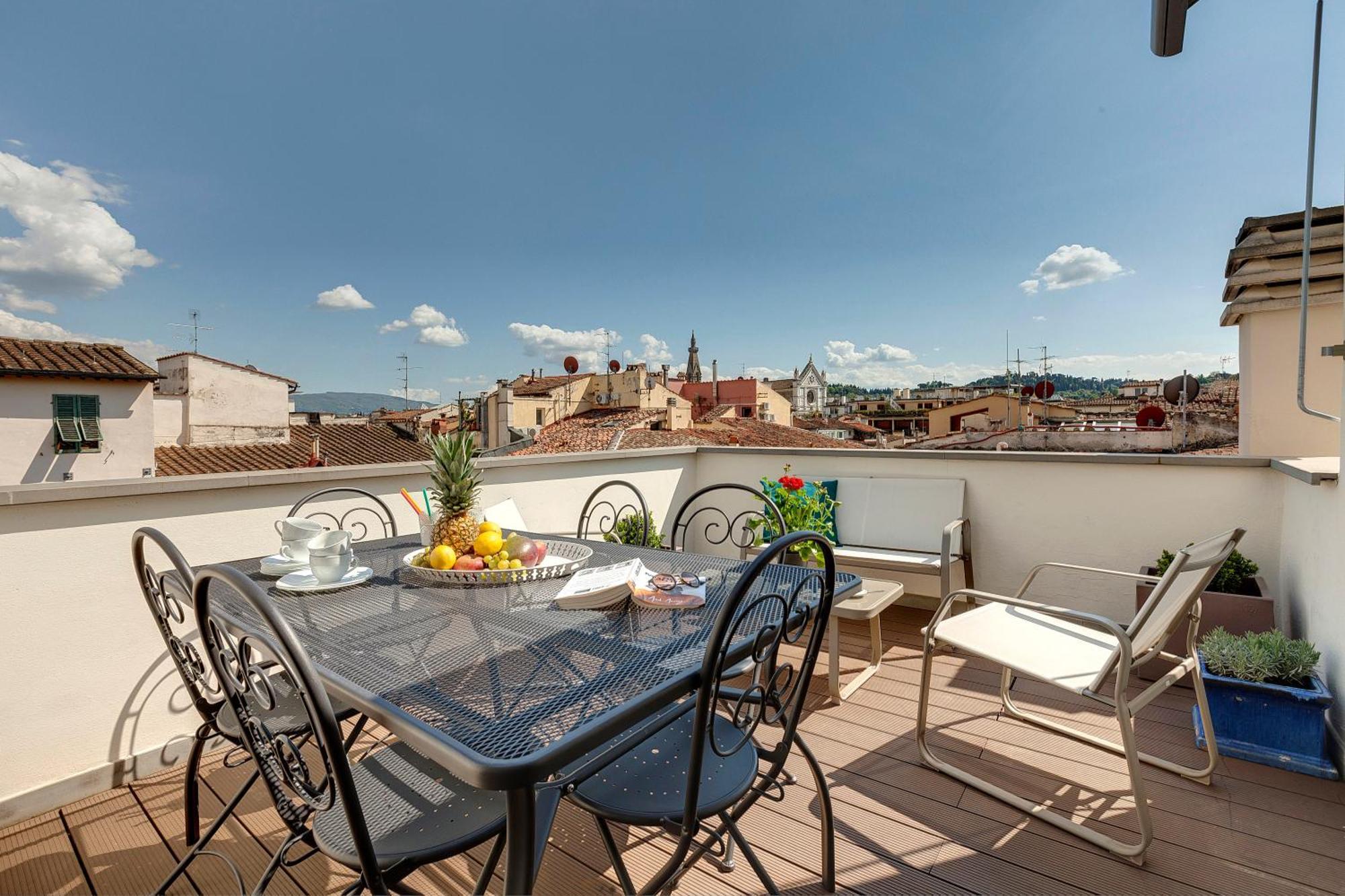 Ferienwohnung Badesse Terrace Florenz Exterior foto
